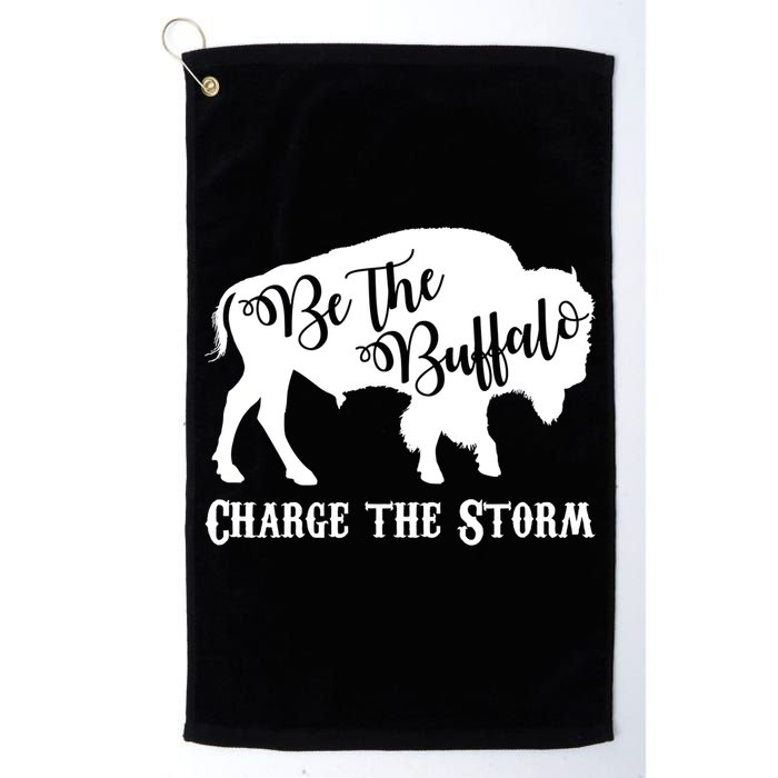 Be The Buffalo Charge The Storm Golf Towel