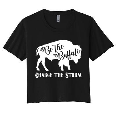 Be The Buffalo Charge The Storm Crop Top