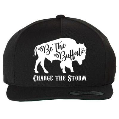 Be The Buffalo Charge The Storm Wool Snapback Cap