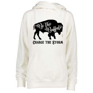 Be The Buffalo Charge The Storm Womens Funnel Neck Pullover Hood