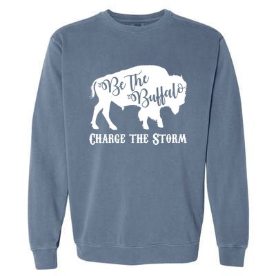 Be The Buffalo Charge The Storm Garment-Dyed Sweatshirt