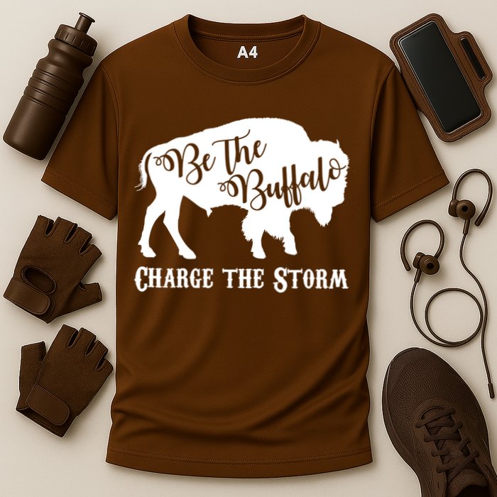 Be The Buffalo Charge The Storm Cooling Performance Crew T-Shirt