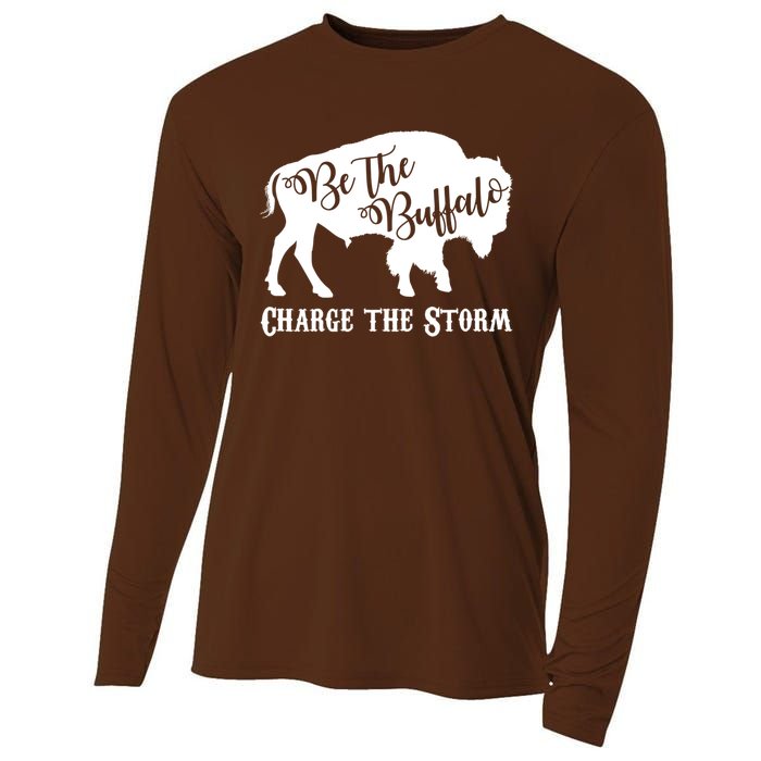 Be The Buffalo Charge The Storm Cooling Performance Long Sleeve Crew