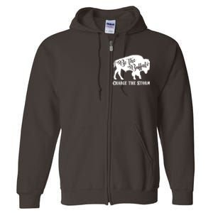 Be The Buffalo Charge The Storm Full Zip Hoodie