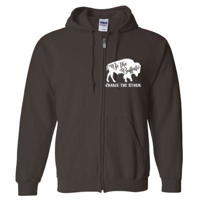 Be The Buffalo Charge The Storm Full Zip Hoodie