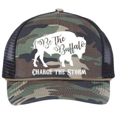 Be The Buffalo Charge The Storm Retro Rope Trucker Hat Cap