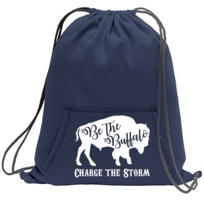 Be The Buffalo Charge The Storm Sweatshirt Cinch Pack Bag