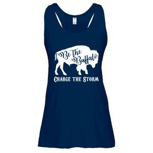 Be The Buffalo Charge The Storm Ladies Essential Flowy Tank