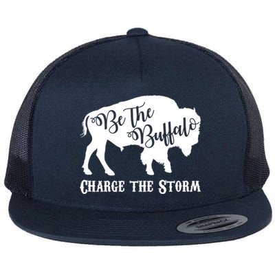 Be The Buffalo Charge The Storm Flat Bill Trucker Hat