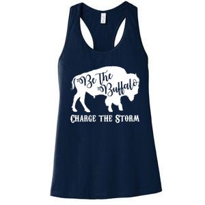 Be The Buffalo Charge The Storm Women's Racerback Tank