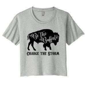 Be The Buffalo Charge The Storm Women's Crop Top Tee