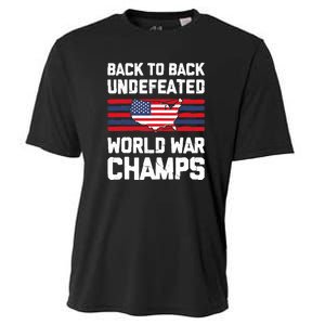 Back To Back Undefeated World War Champs 4th Of July Cooling Performance Crew T-Shirt