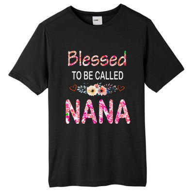 Blessed To Be Called Nana Mother's Day For Women Tall Fusion ChromaSoft Performance T-Shirt