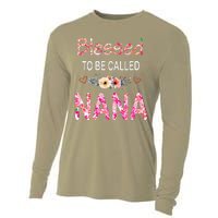 Blessed To Be Called Nana Mother's Day For Women Cooling Performance Long Sleeve Crew