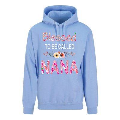 Blessed To Be Called Nana Mother's Day For Women Unisex Surf Hoodie