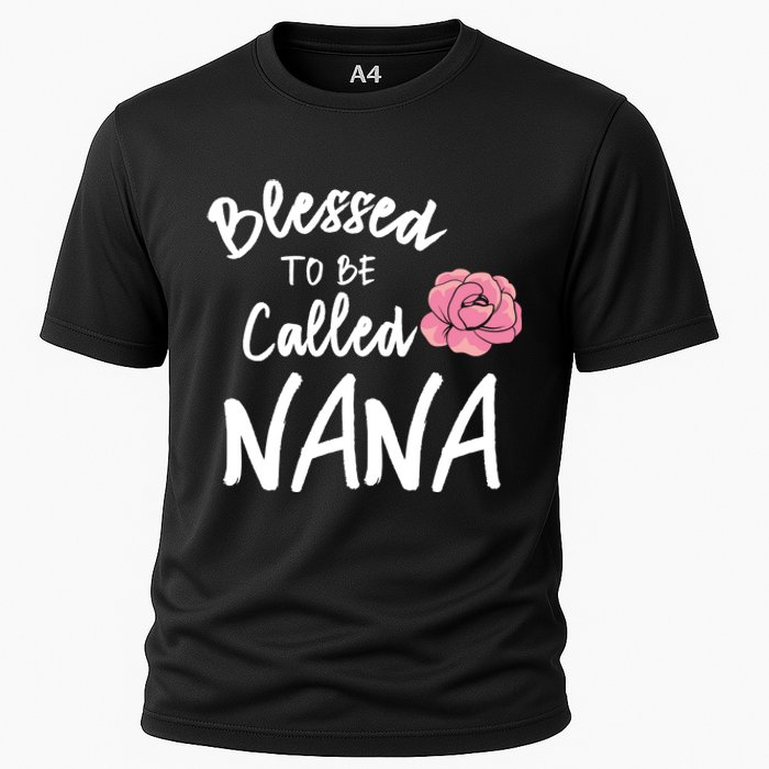 Blessed To Be Called Nana Gift From Grandson To Grandma MotherS Day Cooling Performance Crew T-Shirt