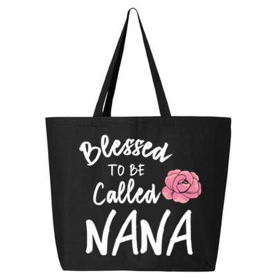 Blessed To Be Called Nana Gift From Grandson To Grandma MotherS Day 25L Jumbo Tote