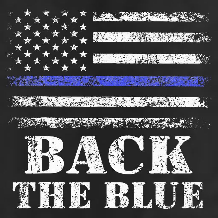 Back The Blue Thin Blue Line American Flag Police Support Adult Drive Performance Visor