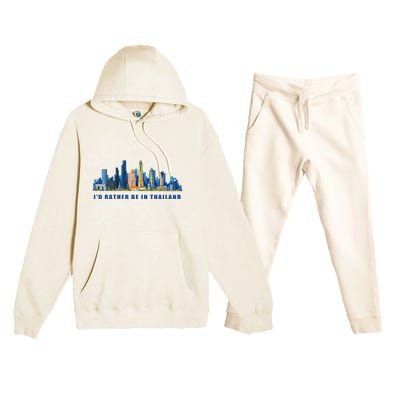 Bangkok Thailand Premium Hooded Sweatsuit Set