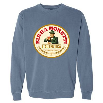 Best To Buy Iconic Vintage Birra Moretti Logo 1859 Design Garment-Dyed Sweatshirt