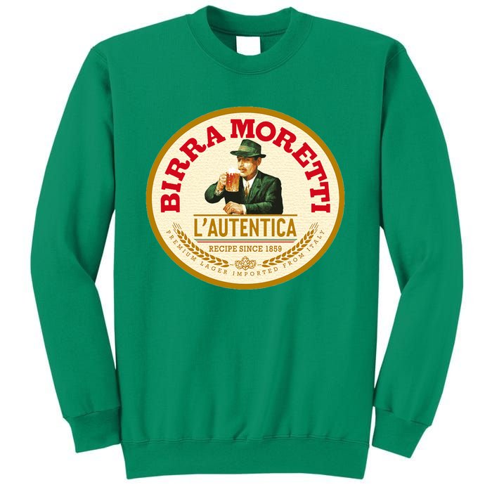 Best To Buy Iconic Vintage Birra Moretti Logo 1859 Design Sweatshirt