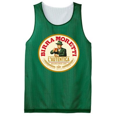 Best To Buy Iconic Vintage Birra Moretti Logo 1859 Design Mesh Reversible Basketball Jersey Tank