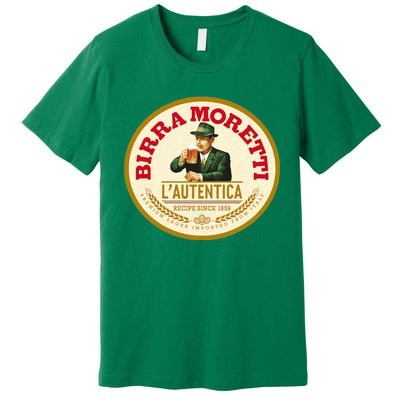 Best To Buy Iconic Vintage Birra Moretti Logo 1859 Design Premium T-Shirt