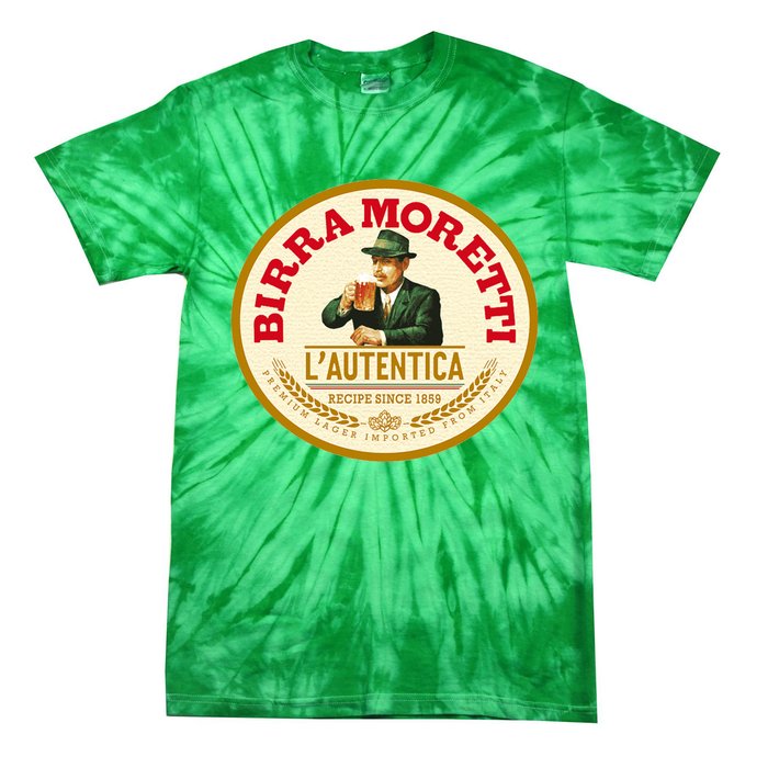 Best To Buy Iconic Vintage Birra Moretti Logo 1859 Design Tie-Dye T-Shirt