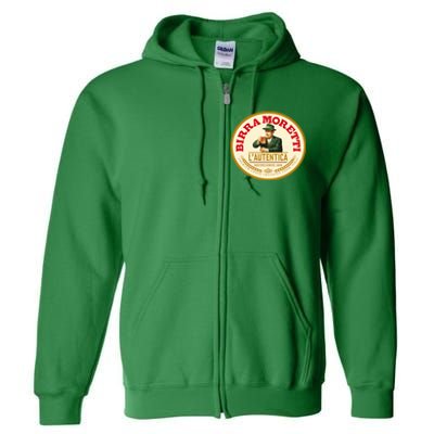 Best To Buy Iconic Vintage Birra Moretti Logo 1859 Design Full Zip Hoodie