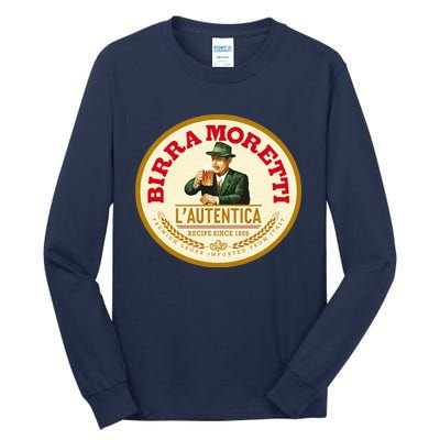 Best To Buy Iconic Vintage Birra Moretti Logo 1859 Design Tall Long Sleeve T-Shirt