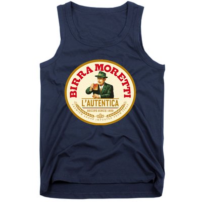 Best To Buy Iconic Vintage Birra Moretti Logo 1859 Design Tank Top