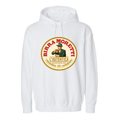 Best To Buy Iconic Vintage Birra Moretti Logo 1859 Design Garment-Dyed Fleece Hoodie