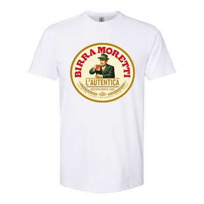 Best To Buy Iconic Vintage Birra Moretti Logo 1859 Design Softstyle CVC T-Shirt