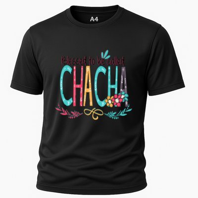 Blessed To Be Called Chacha Colorful Grandma Performance Shirt