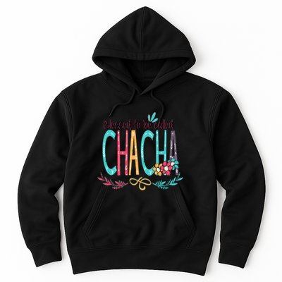 Blessed To Be Called Chacha Colorful Grandma Hoodie