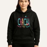 Blessed To Be Called Chacha Colorful Grandma Hoodie