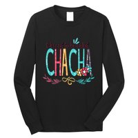 Blessed To Be Called Chacha Colorful Grandma Long Sleeve Shirt