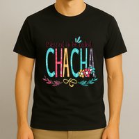 Blessed To Be Called Chacha Colorful Grandma T-Shirt