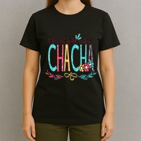 Blessed To Be Called Chacha Colorful Grandma T-Shirt