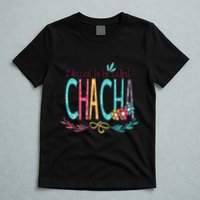 Blessed To Be Called Chacha Colorful Grandma T-Shirt