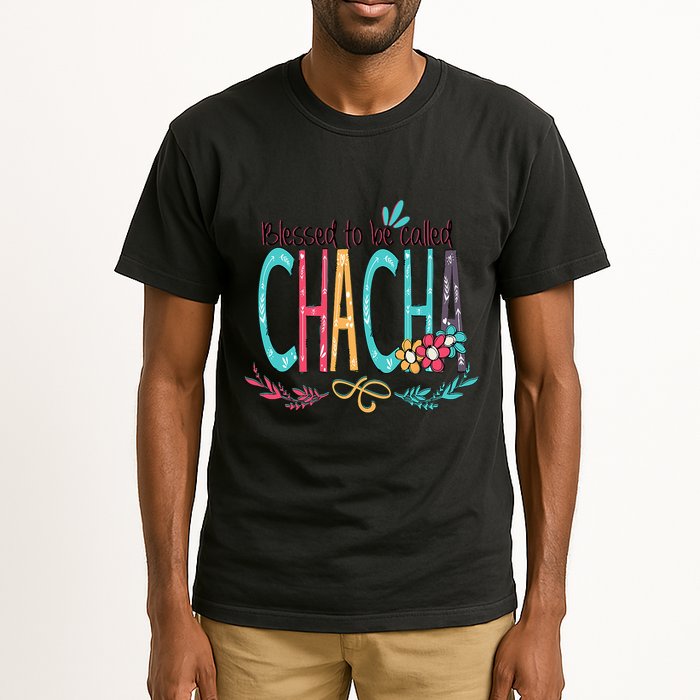Blessed To Be Called Chacha Colorful Grandma Tall T-Shirt