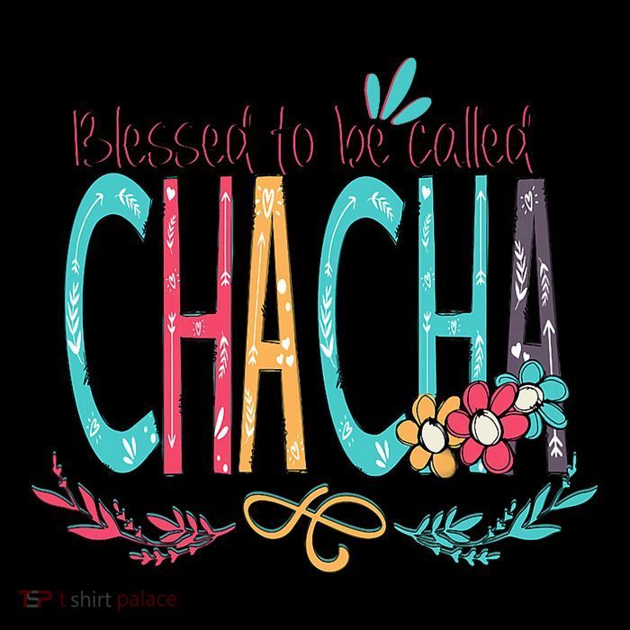 Blessed To Be Called Chacha Colorful Grandma Button