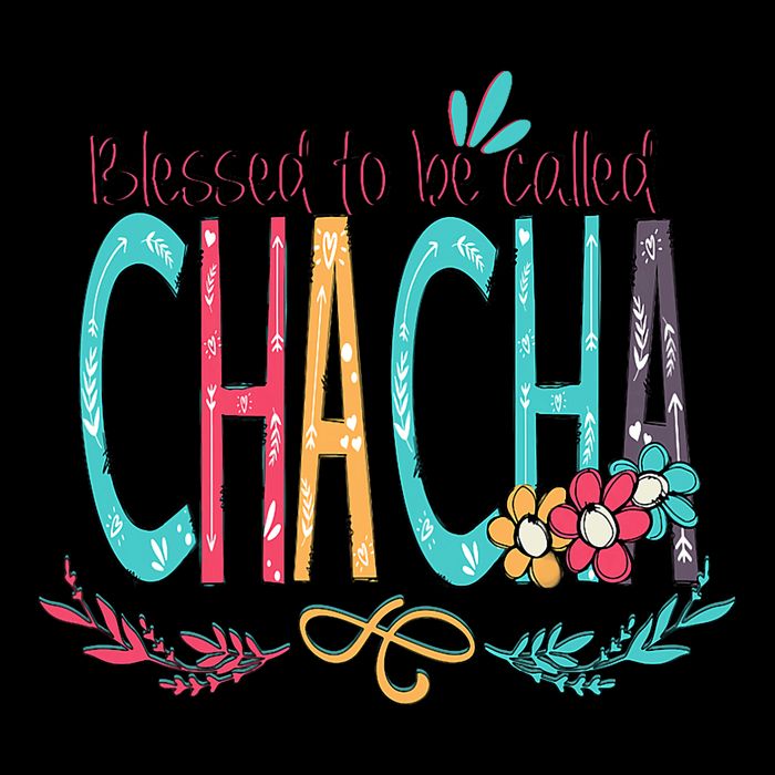 Blessed To Be Called Chacha Colorful Grandma Bucket Hat