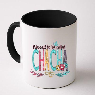 Blessed To Be Called Chacha Colorful Grandma Mug