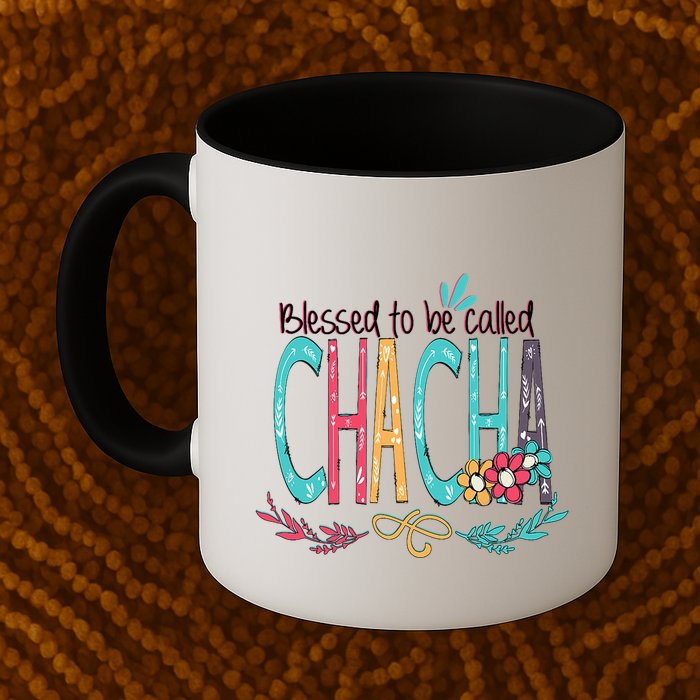 Blessed To Be Called Chacha Colorful Grandma Mug