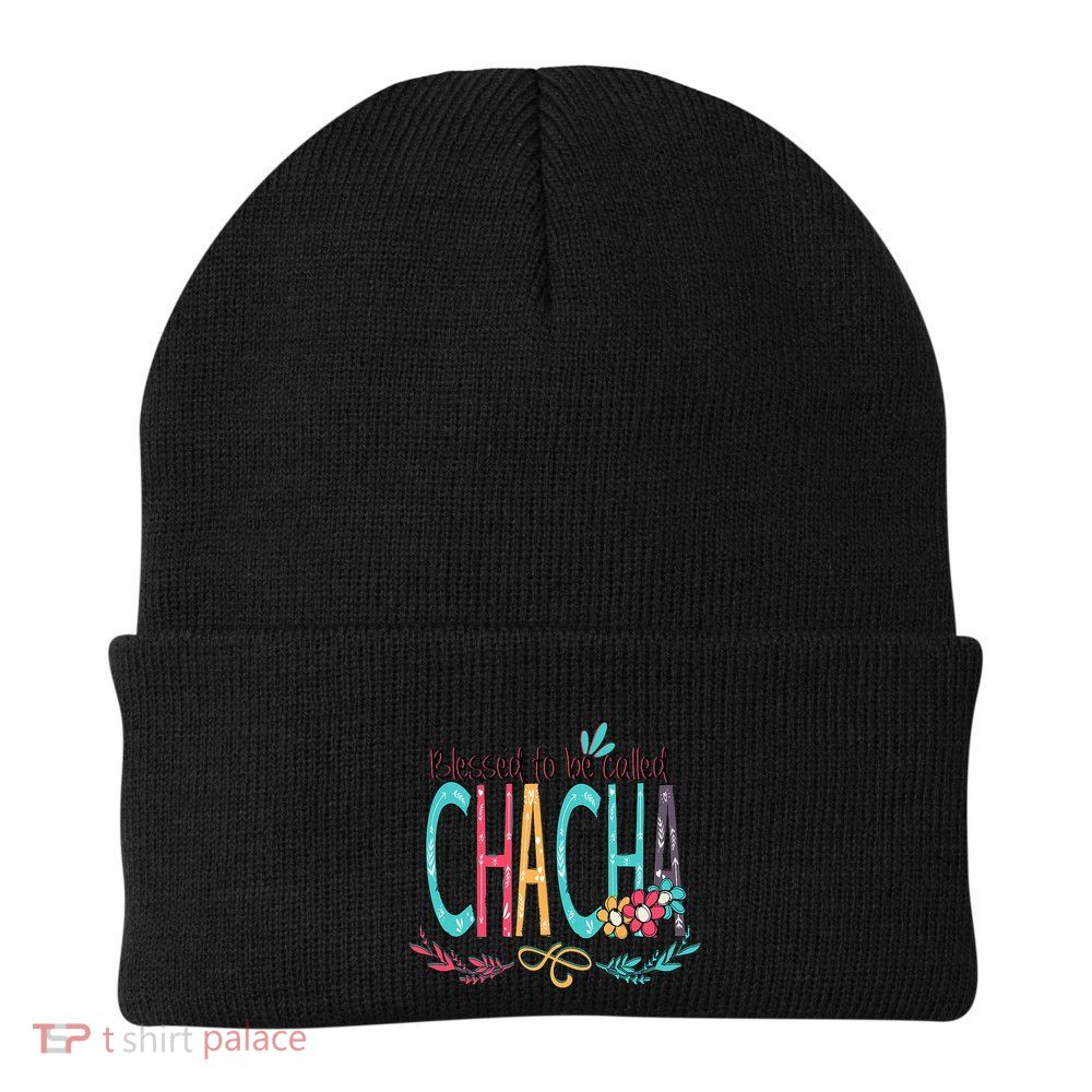 Blessed To Be Called Chacha Colorful Grandma Beanie