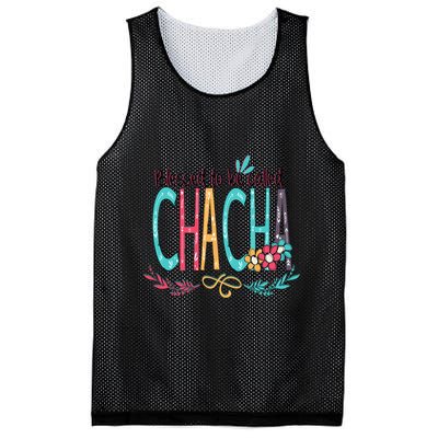 Blessed To Be Called Chacha Colorful Grandma Mesh Reversible Basketball Jersey Tank