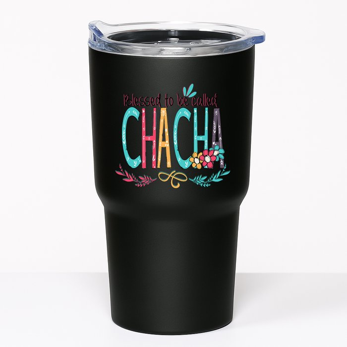 Blessed To Be Called Chacha Colorful Grandma Tumbler