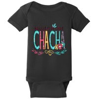 Blessed To Be Called Chacha Colorful Grandma Baby Bodysuit