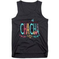 Blessed To Be Called Chacha Colorful Grandma Tank Top